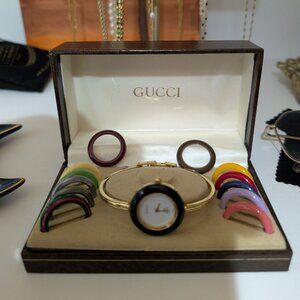 Gucci bezel swiss watch
